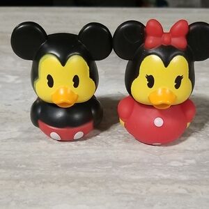 Disney Mickey and Minnie Mouse Inspired Rubber ducks
